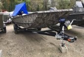 17 ft 2014 Lowe Roughneck 1756 new Jon boat $6,999 Marne, Michigan MI