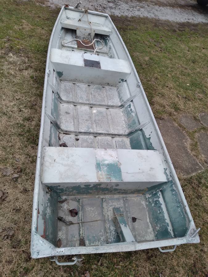 Aluminum Used Jon Boat $350 In Batavia, OH - Jon Boat For Sale