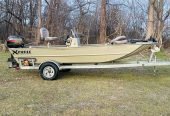 All welded design used jon boat w/ 60hp Mercury motor $7,900 in peach Bottom, PA